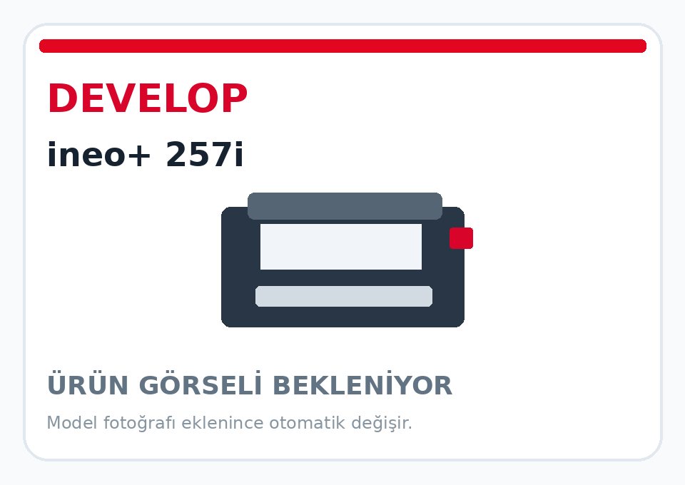 Develop ineo+ 257i