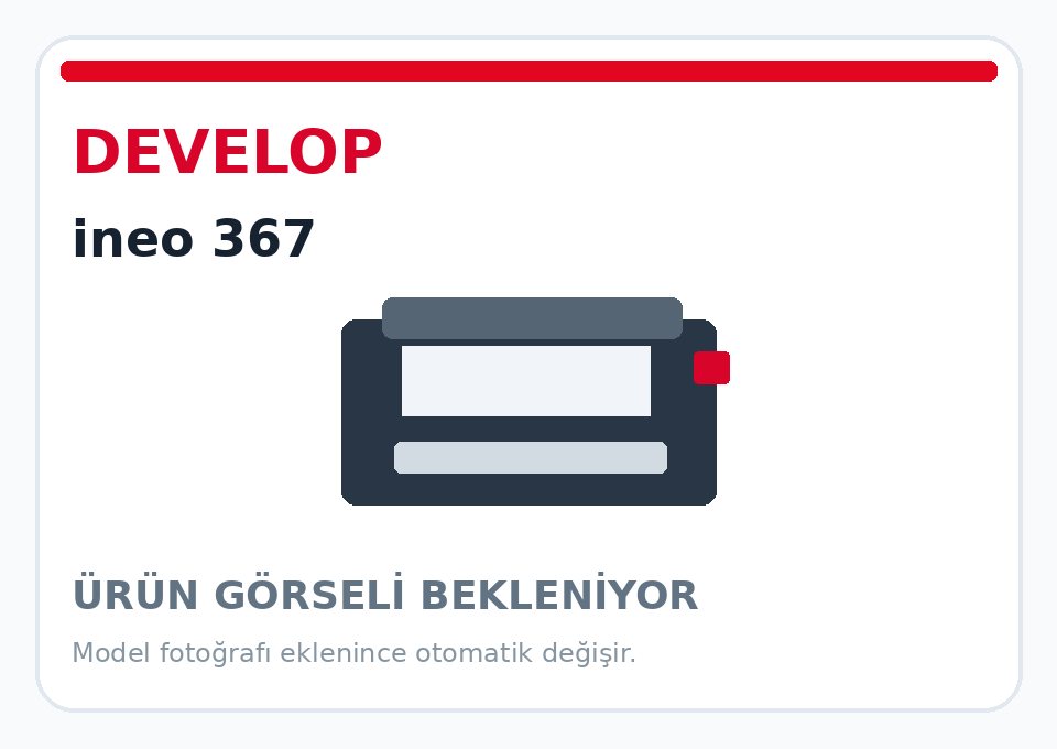 Develop ineo 367