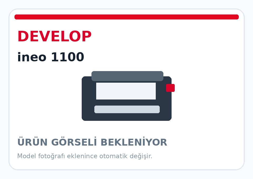 Develop ineo 1100
